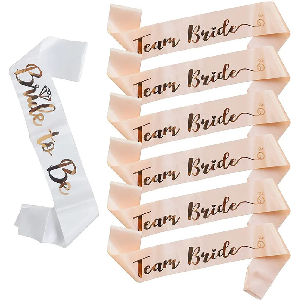 Team Bride To Be Satin Sash
