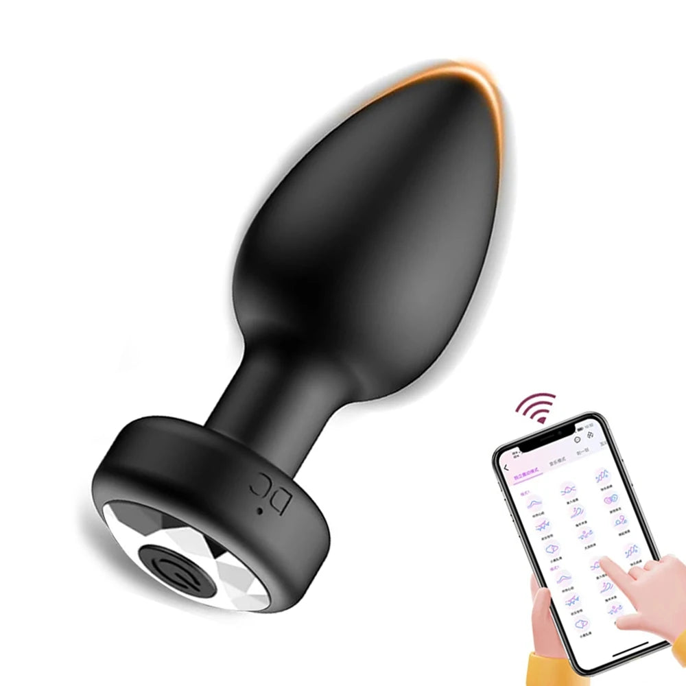 Anal Vibrator Wireless Remote Control Butt Plug