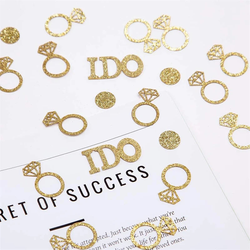 1 Bag I Do Ring Paper Confetti