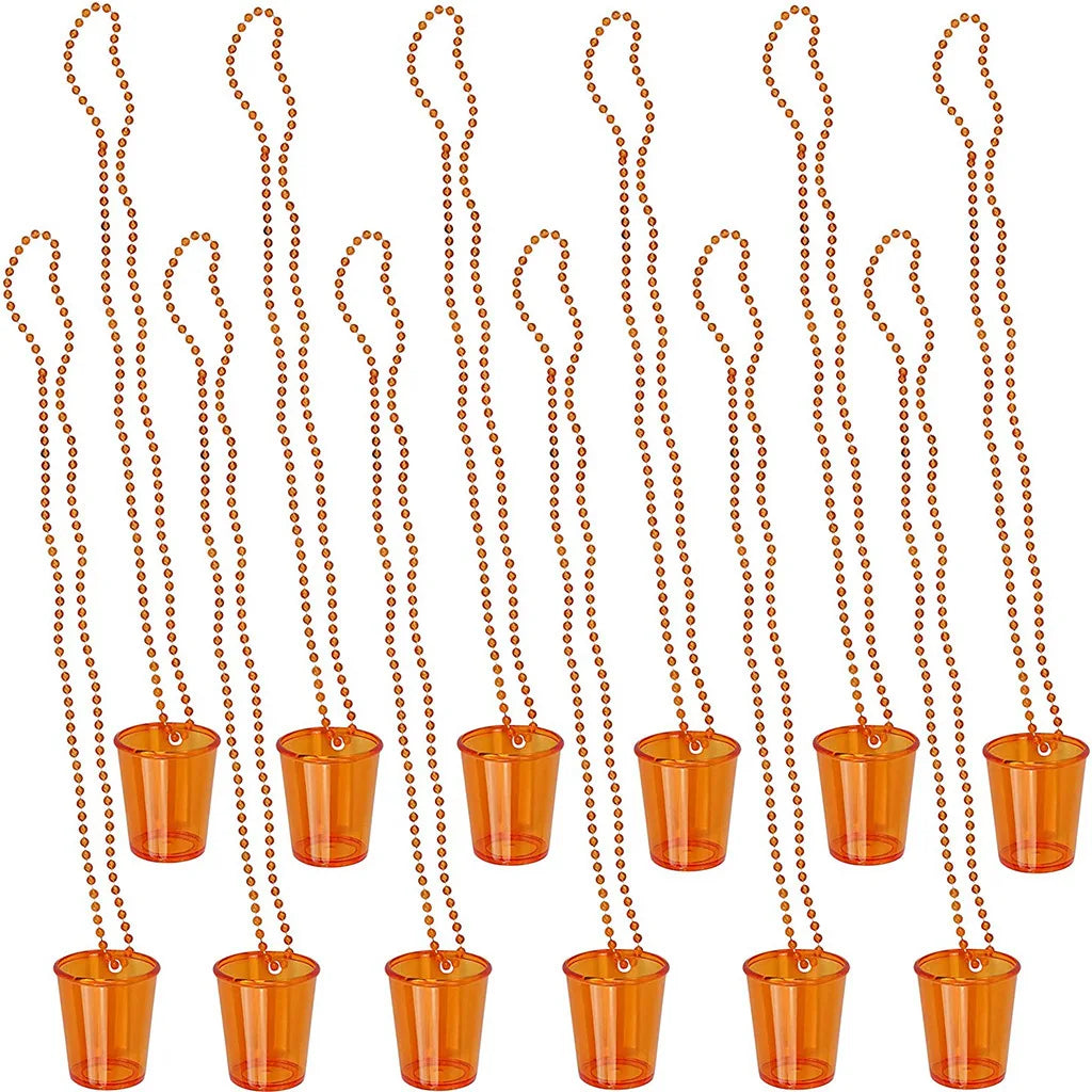 12pcs Shot Cup Necklace