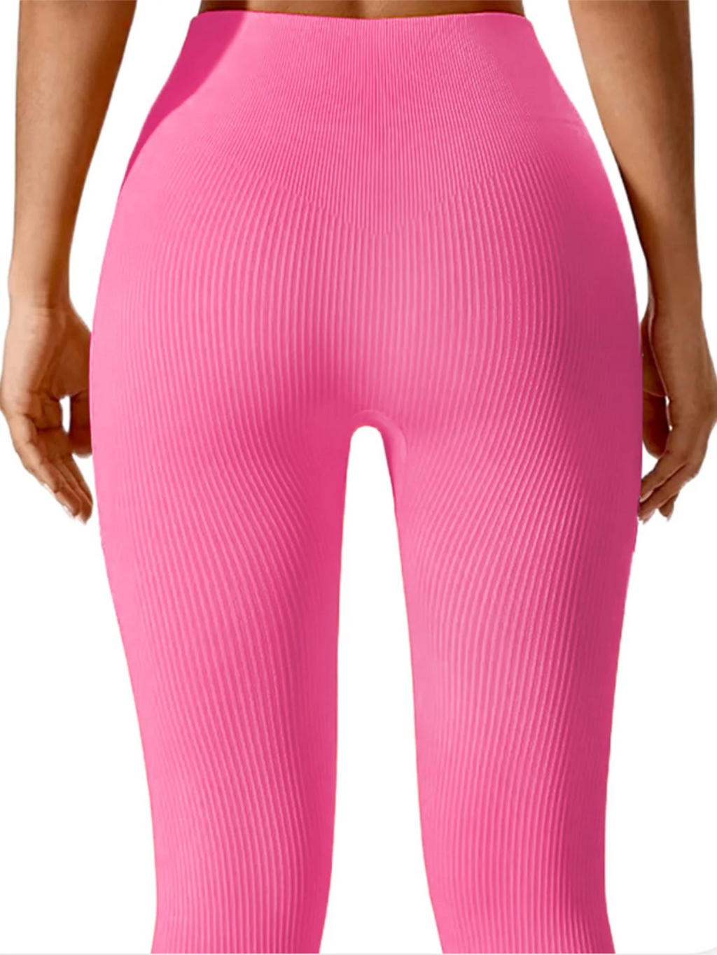 High Waisted Seamless Yoga Leggings Ribbed Sportswear Tights Fitness Apparel for Women Gym and Casual Wear for Fall & Winter