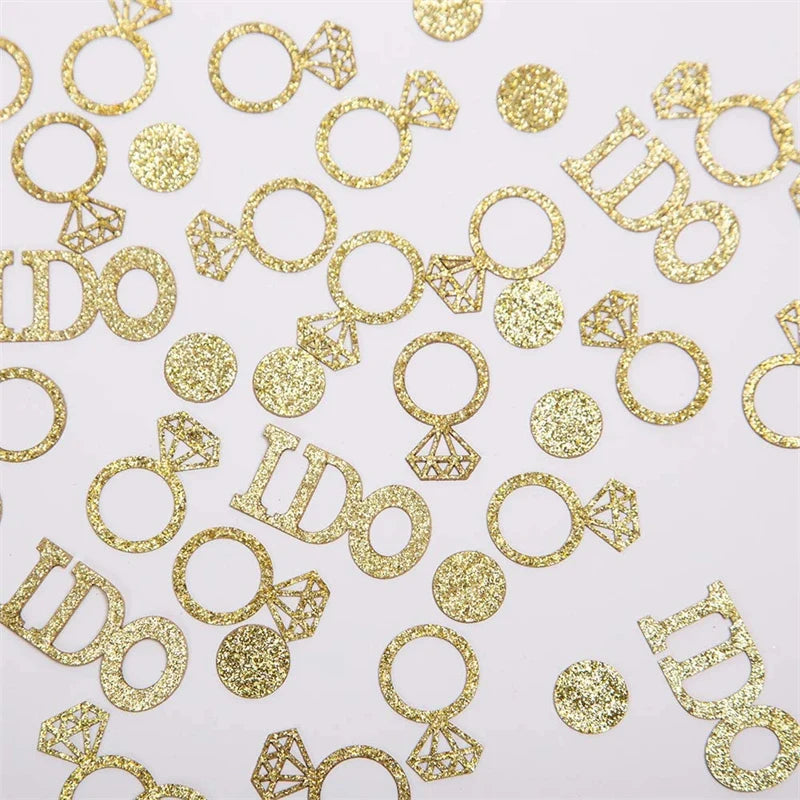 1 Bag I Do Ring Paper Confetti