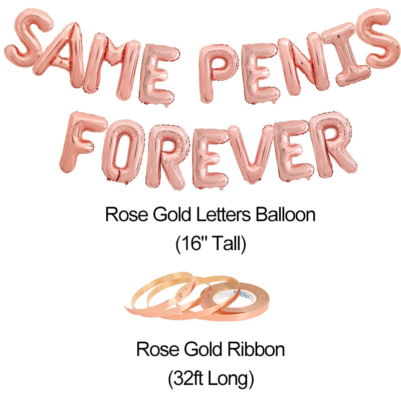 Same P Forever Foil Letter Balloons