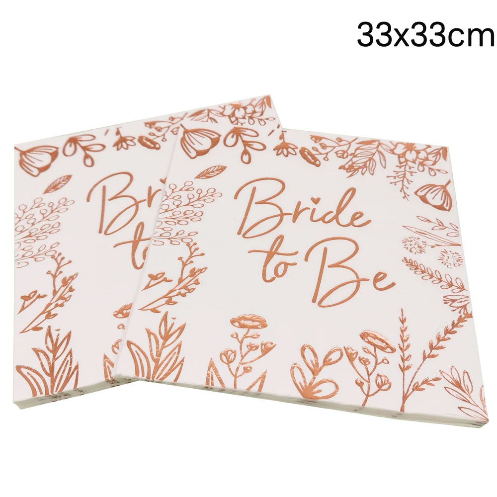 Bride To Be Paper Napkin Tissue