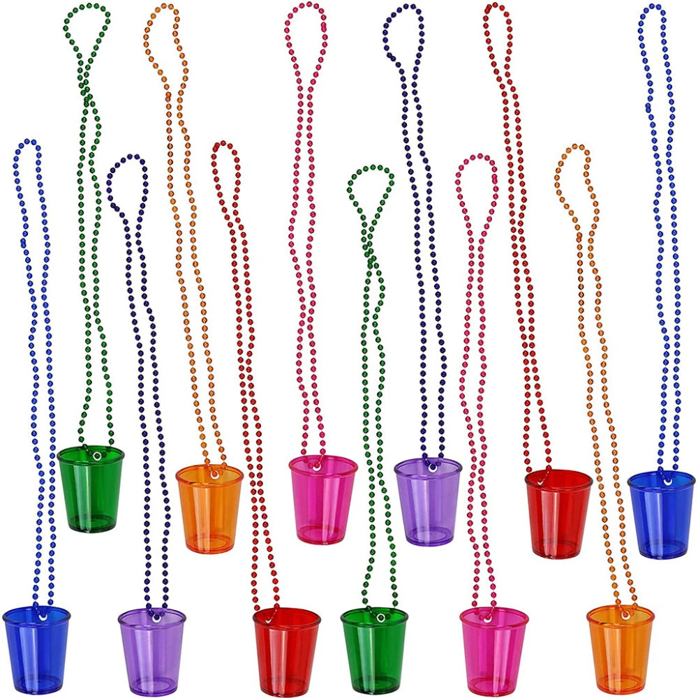 12pcs Shot Cup Necklace