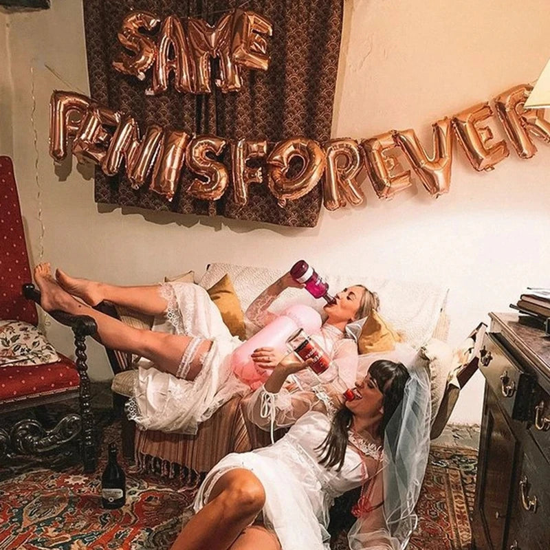 Same P Forever Foil Letter Balloons