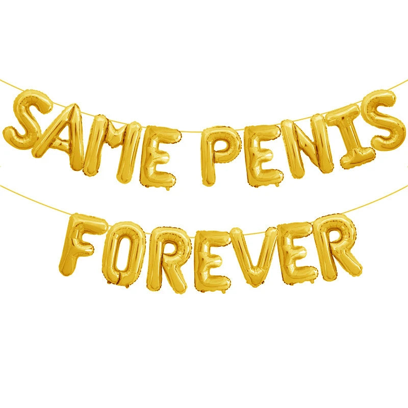Same P Forever Foil Letter Balloons