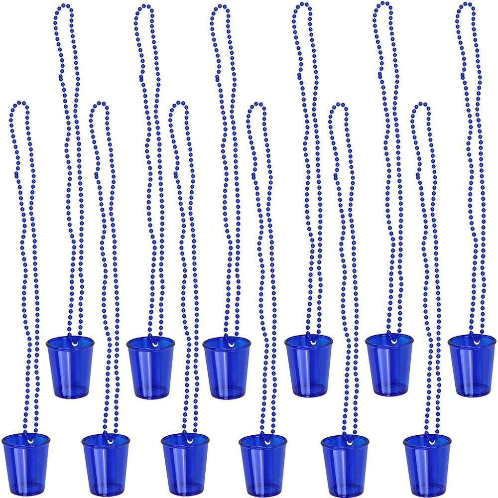 12pcs Shot Cup Necklace