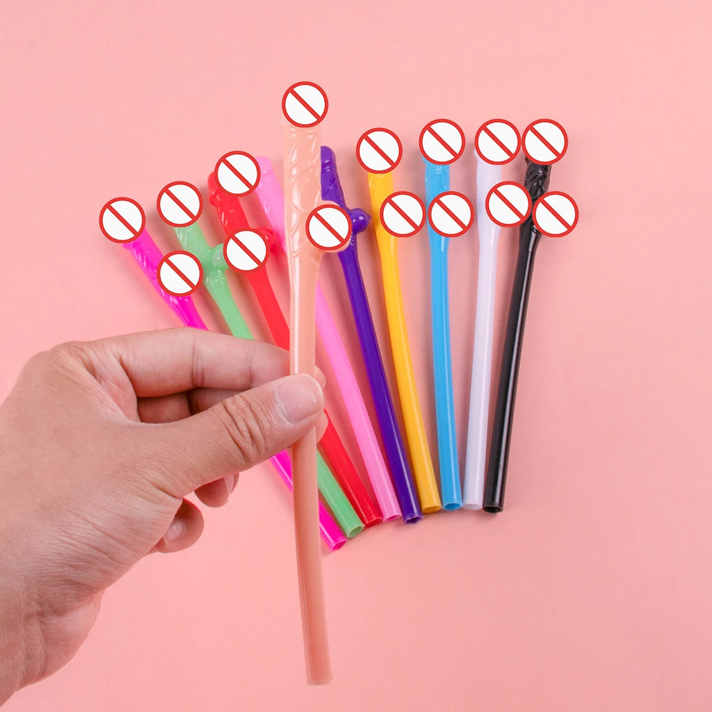 Penis Straws Plastic