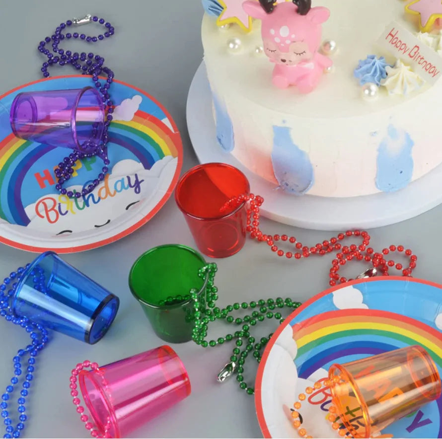 12pcs Shot Cup Necklace