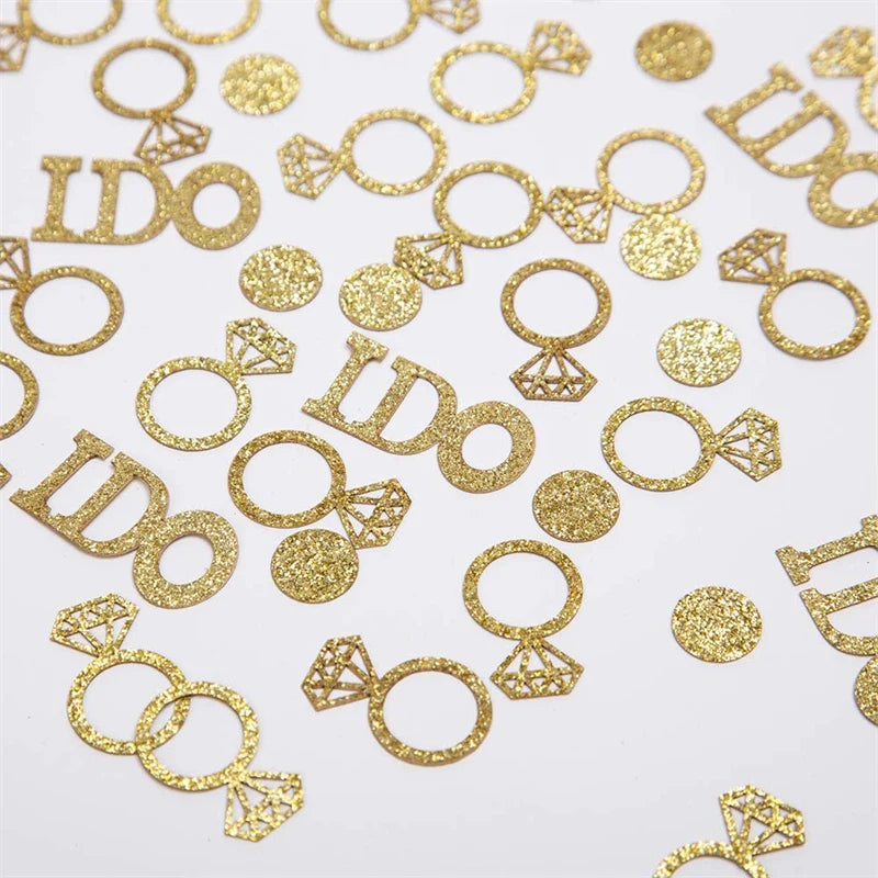 1 Bag I Do Ring Paper Confetti