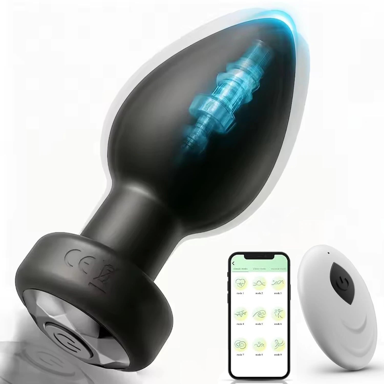 Anal Vibrator Wireless Remote Control Butt Plug