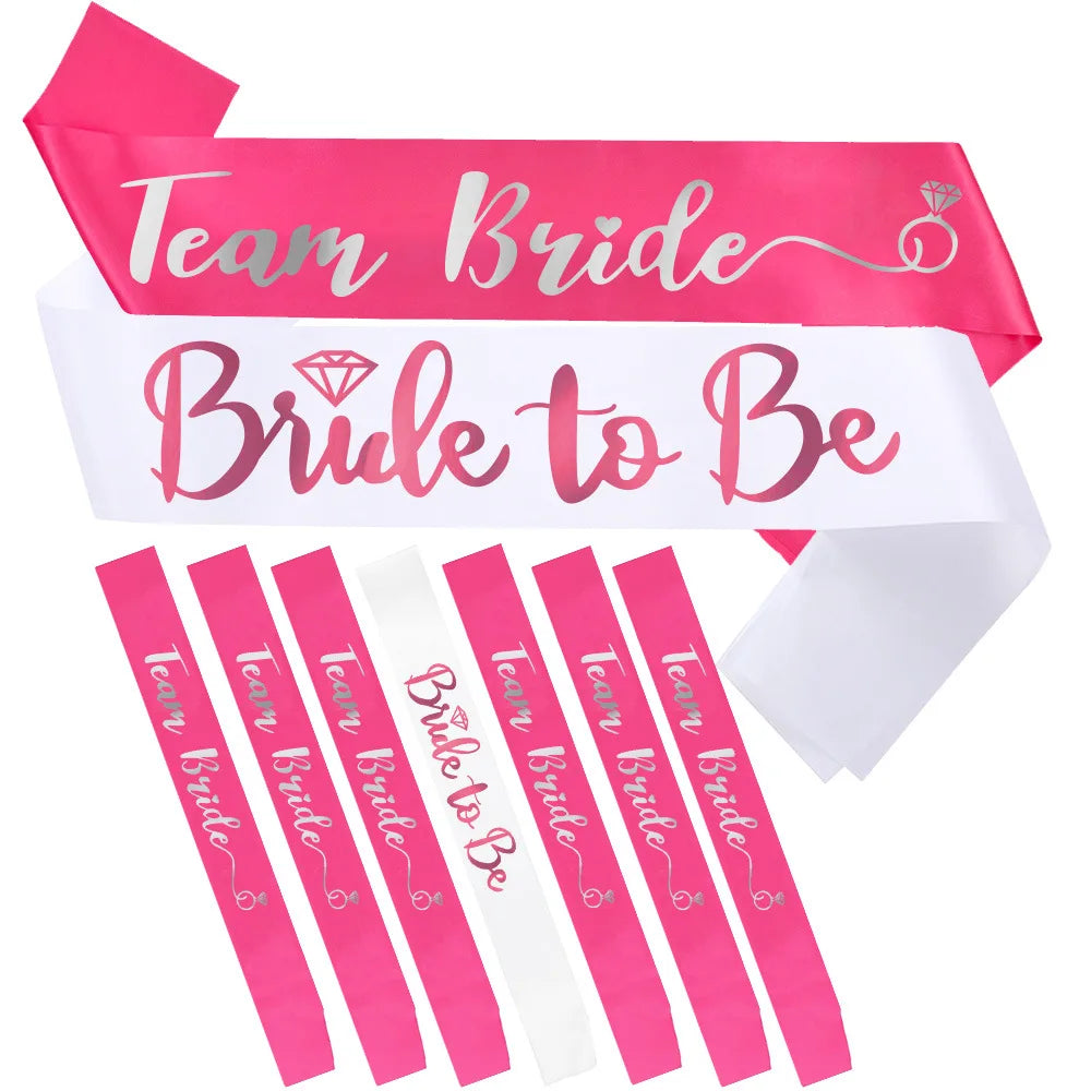 Team Bride To Be Satin Sash