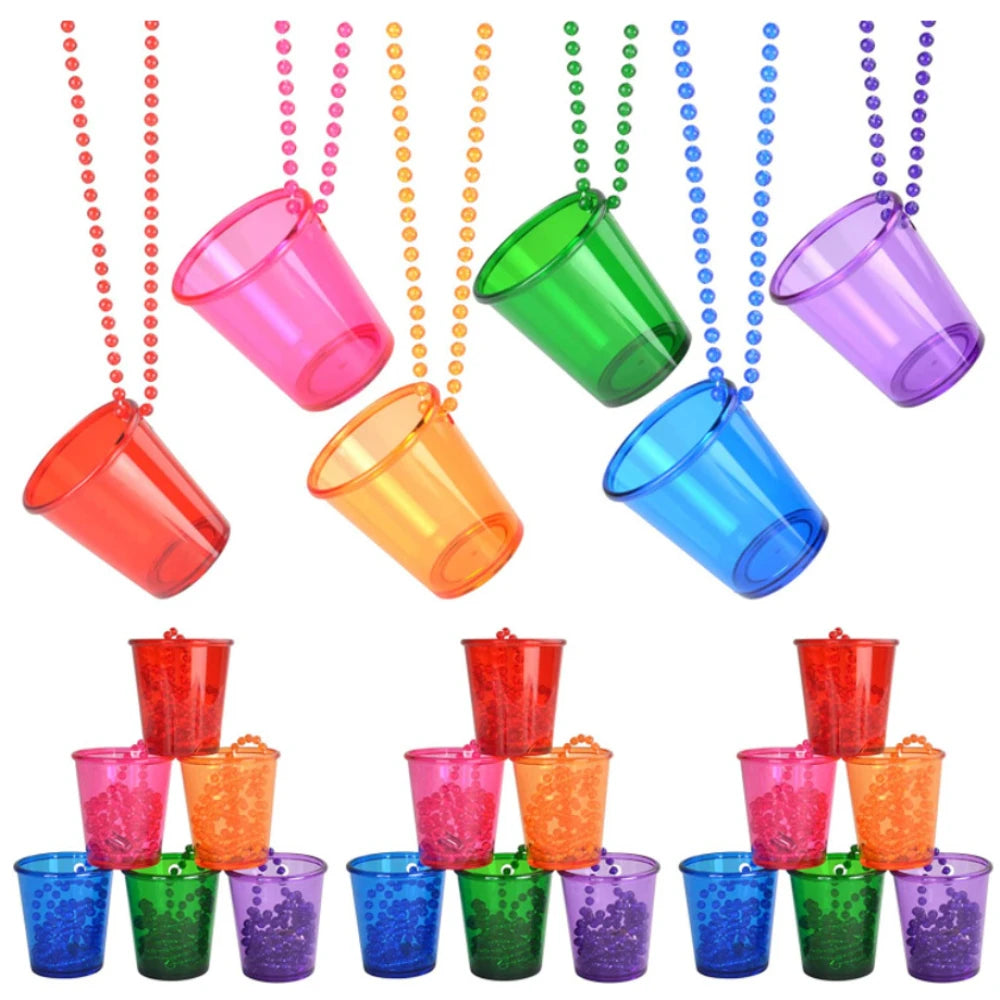 12pcs Shot Cup Necklace