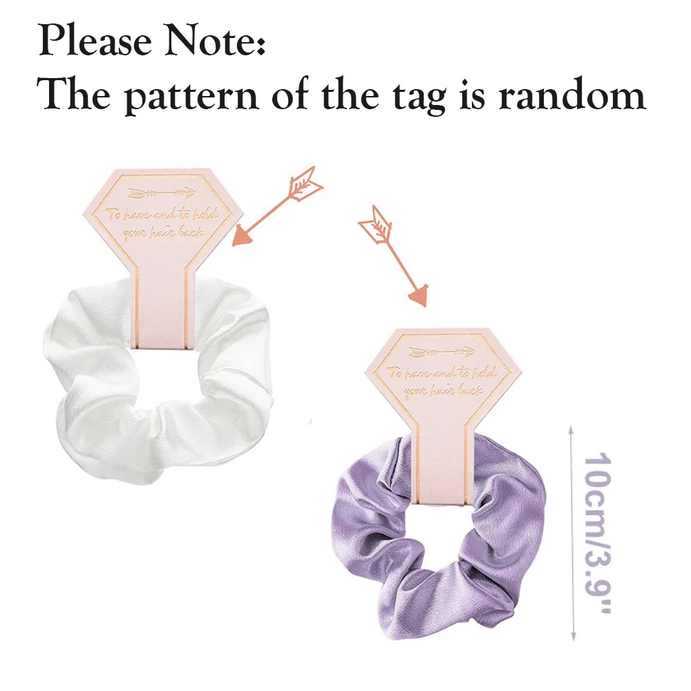 6 PC Bridesmaid Scrunchies 29 DIFFERENT COLORS