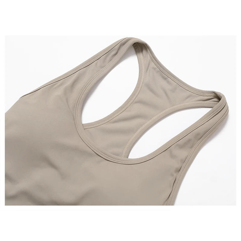 Yoga Clothing With Bra Pads One-Piece Backless Hip Slimming