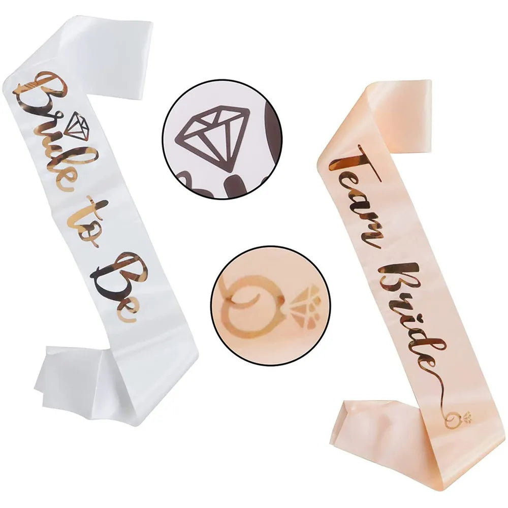 Team Bride To Be Satin Sash