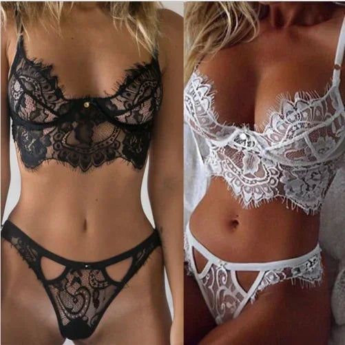 Transparent Set Bra and Underwear