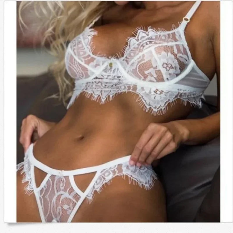 Transparent Set Bra and Underwear