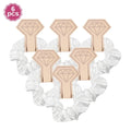 6 PC Bridesmaid Scrunchies 29 DIFFERENT COLORS