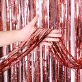 Party Background Decoration Foil Fringe Curtain Sequin