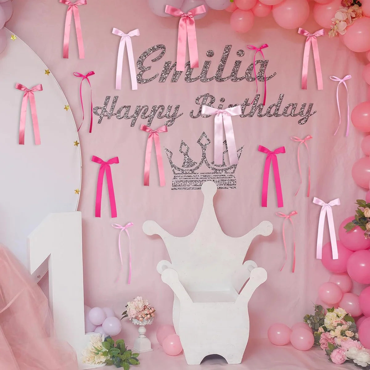 Pink Bow Wall Decor