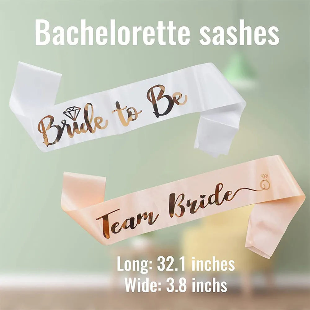 Team Bride To Be Satin Sash
