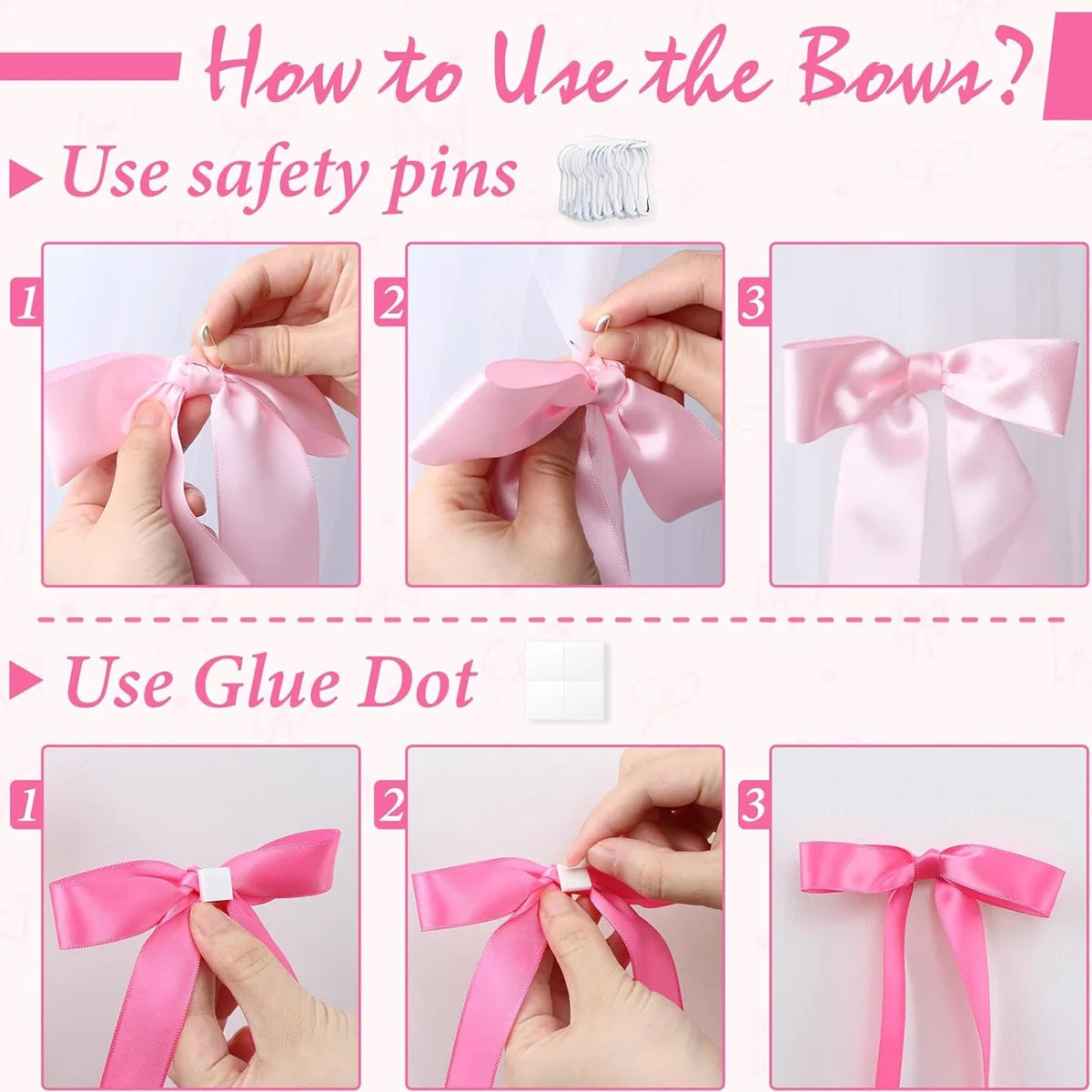 Pink Bow Wall Decor