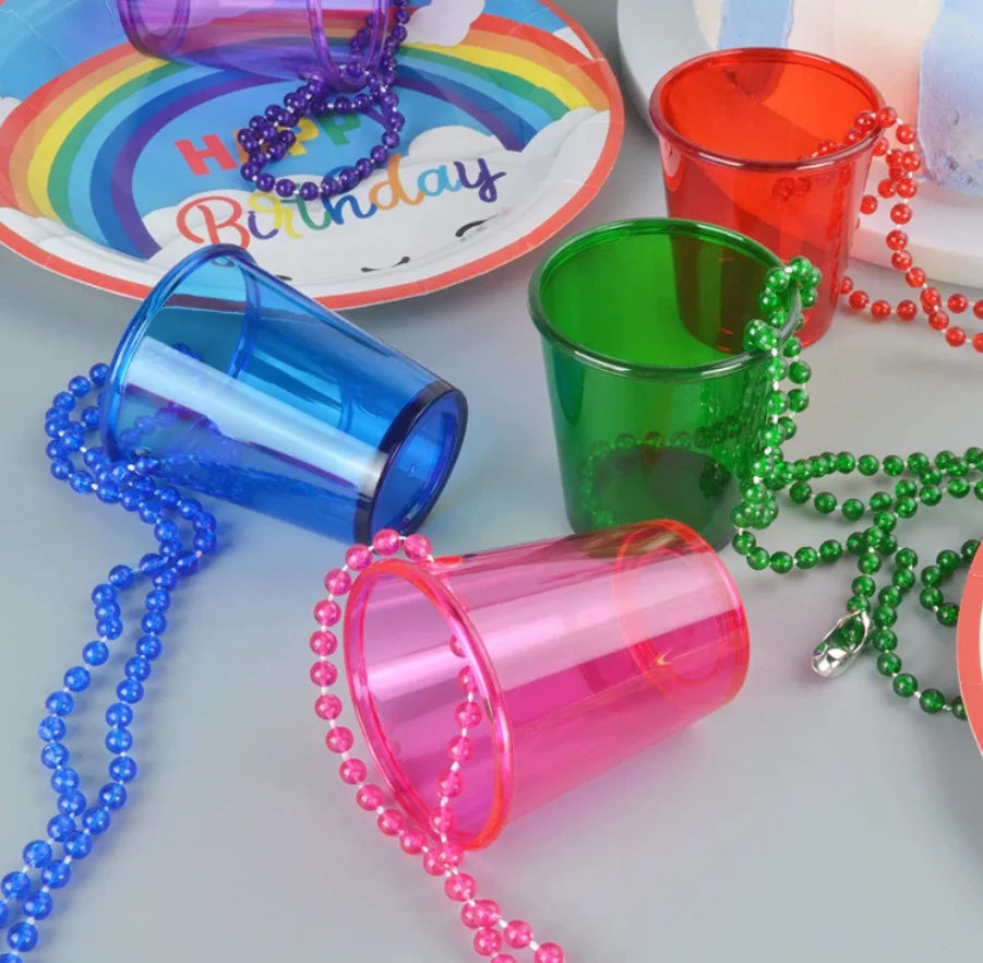 12pcs Shot Cup Necklace